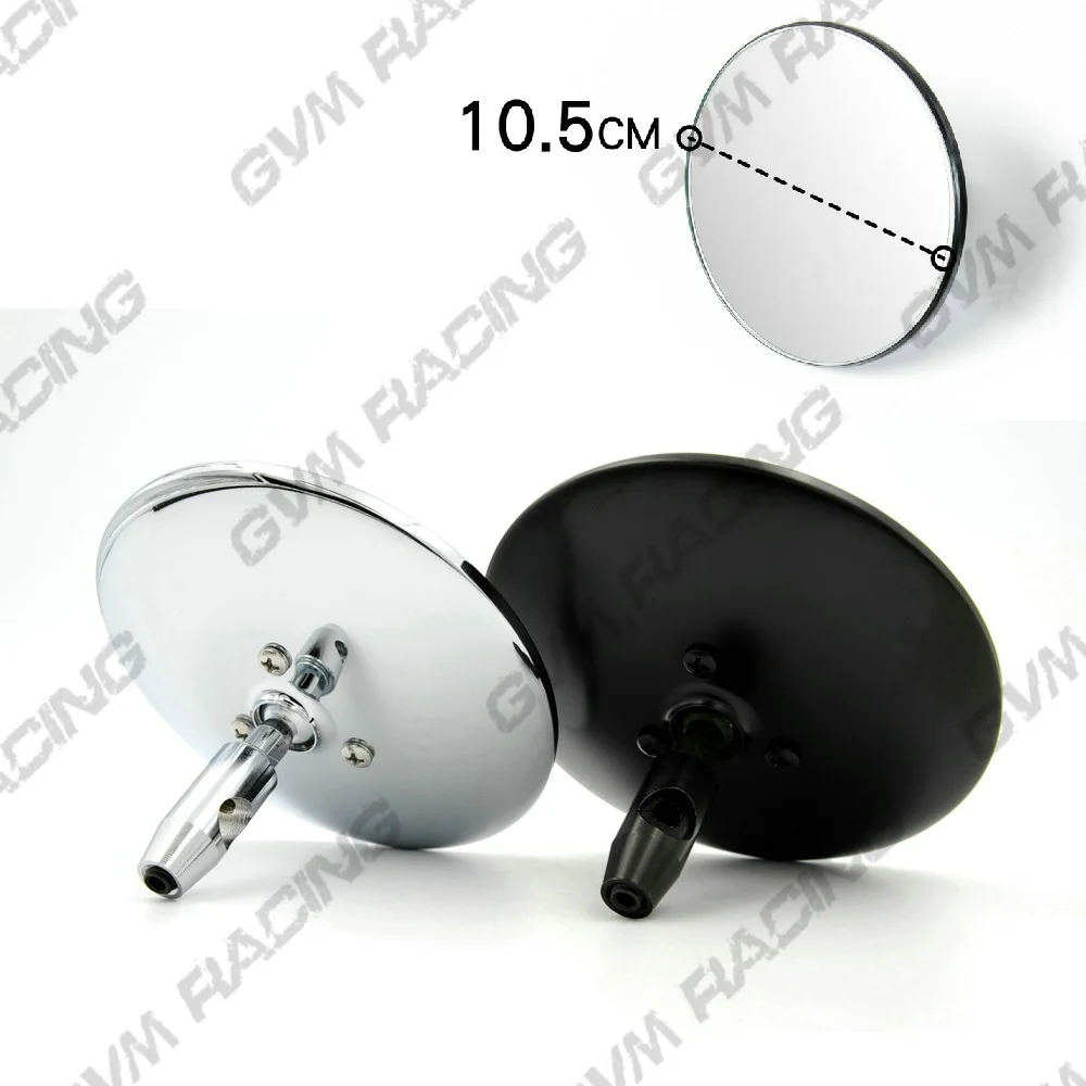 Vintage 10.5cm Black/Chrome Motorcycle Mirrors M8 M10 Thread Rear View Mirror For Harley Honda Yamaha SR400 SR500 Free Shipping
Vintage 10.5cm Black/Chrome Motorcycle Mirrors M8 M10 Thread Rear View Mirror For Harley Honda Yamaha SR400 SR500 Free Shipping
