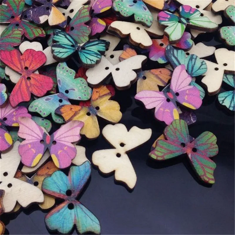 10/50/100Pcs Mix Color Wood Buttons Butterfly DIY Craft Scrapbook Sewing Appliques WB43
10/50/100Pcs Mix Color Wood Buttons Butterfly DIY Craft Scrapbook Sewing Appliques WB43