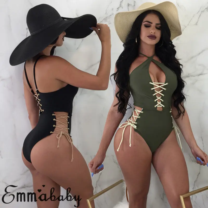 Hot Selling Sexy Women Summer Cross Bandage Lace Up Swimming Wear One Piece Swimming Suit Monokini Swimwear Push Up Bikini
Hot Selling Sexy Women Summer Cross Bandage Lace Up Swimming Wear One Piece Swimming Suit Monokini Swimwear Push Up Bikini