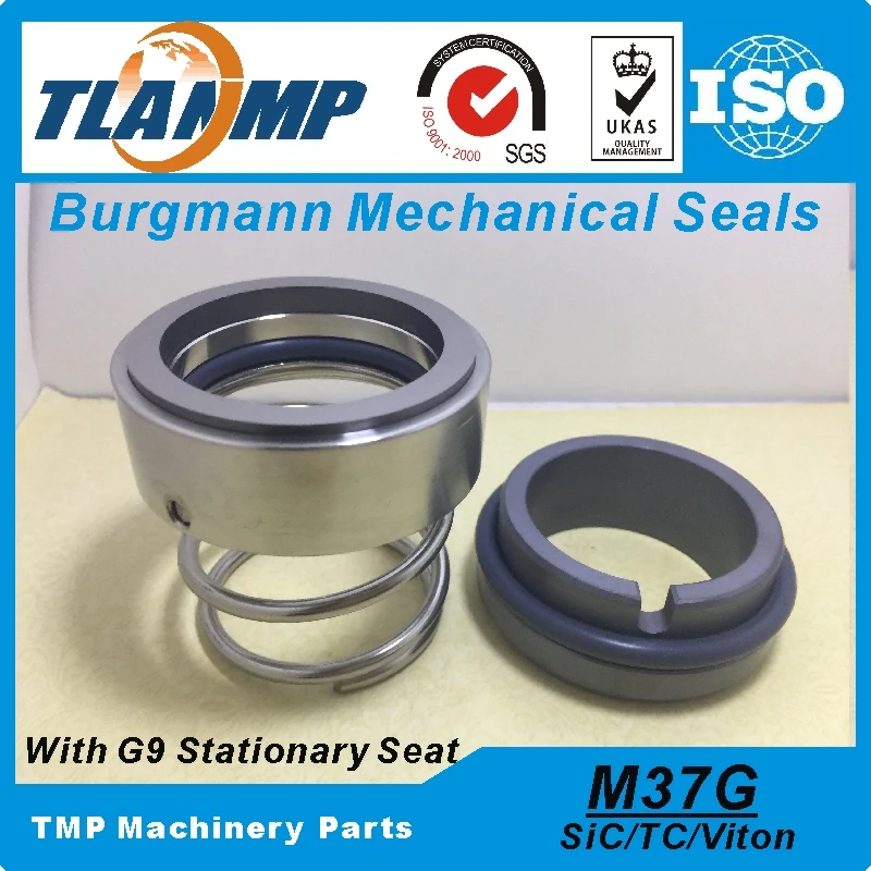 M37G-60/G9 M37G/60-G9 Burgmann Mechanical Seals (Material:SiC/TC/Viton) With G9 Silicon carbide Seat for Shaft Size 60mm Pumps
M37G-60/G9 M37G/60-G9 Burgmann Mechanical Seals (Material:SiC/TC/Viton) With G9 Silicon carbide Seat for Shaft Size 60mm Pumps