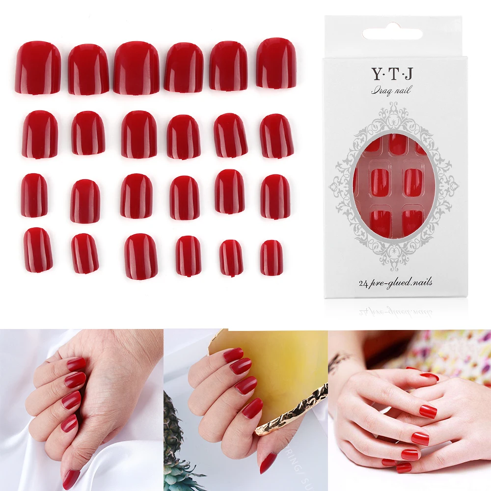 24pcs/kit French Manicure Full Cover Nail Tips French Nails DIY Nail Extension Tip Artificial Fake Nails Press On Tips
24pcs/kit French Manicure Full Cover Nail Tips French Nails DIY Nail Extension Tip Artificial Fake Nails Press On Tips
