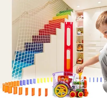60pcs Dominoes Train Kit Domino Blocks Car Children Games Educational Toy Creative Kids Enlightenment Toy Festive Gift
60pcs Dominoes Train Kit Domino Blocks Car Children Games Educational Toy Creative Kids Enlightenment Toy Festive Gift