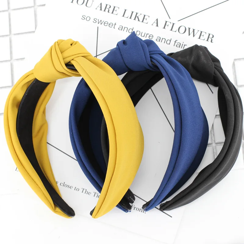 Summer New Solid Color Knot Headband Women Girls Hair Head Hoop Bands Accessories For Women Fashion Hairbands Scrunchy Headdress
Summer New Solid Color Knot Headband Women Girls Hair Head Hoop Bands Accessories For Women Fashion Hairbands Scrunchy Headdress