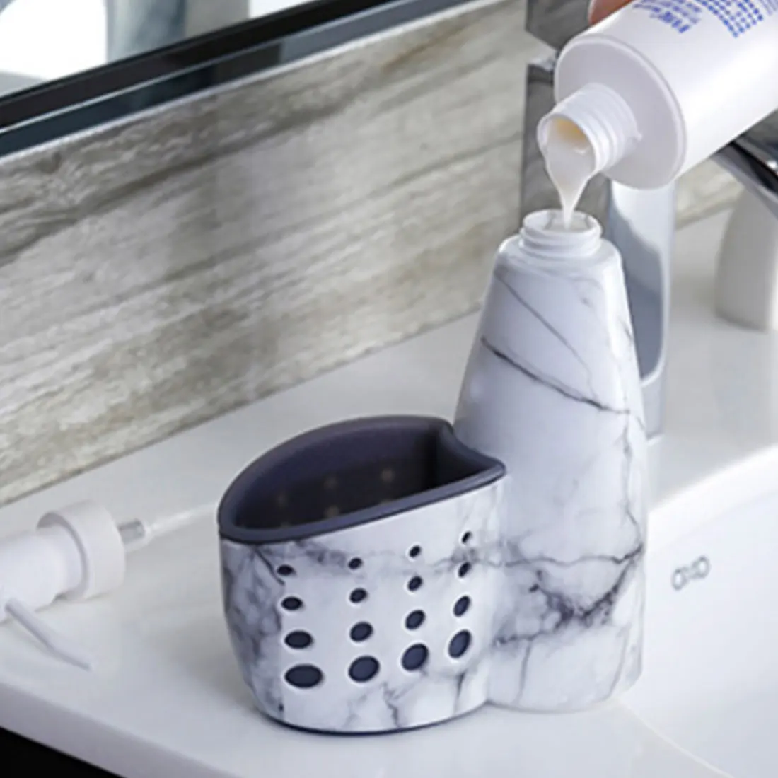 2019 Kitchen Washing Sponge Storage Shelf Washbasin Detergent Soap Dispenser Storage Rack Organizer Stands
2019 Kitchen Washing Sponge Storage Shelf Washbasin Detergent Soap Dispenser Storage Rack Organizer Stands
