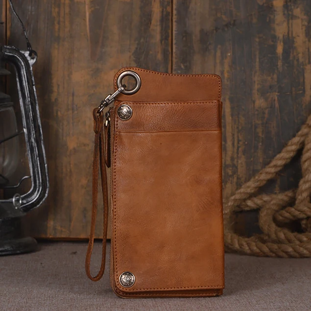 2 Color Original Handmade Genuine Leather Wallet Case For Universl Phone Full-Grain Vintage Leather Phone Pouch For iPhone7/6
2 Color Original Handmade Genuine Leather Wallet Case For Universl Phone Full-Grain Vintage Leather Phone Pouch For iPhone7/6