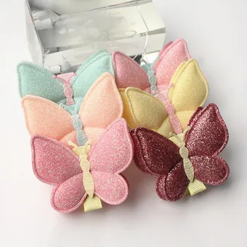 Boutique 30pcs/6C Fashion Cute Glitter Butterfly Hairpins Solid Kawaii Animal Hair Clips Princess Headwear Hair Accessories
Boutique 30pcs/6C Fashion Cute Glitter Butterfly Hairpins Solid Kawaii Animal Hair Clips Princess Headwear Hair Accessories