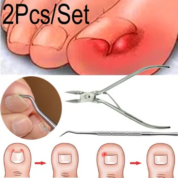 New 2PCS/Set Ingrown Toe Nail Correction Nippers Clipper Cutters Dead Skin Dirt Remover Paronychia Podiatry Pedicure Care Tool
New 2PCS/Set Ingrown Toe Nail Correction Nippers Clipper Cutters Dead Skin Dirt Remover Paronychia Podiatry Pedicure Care Tool