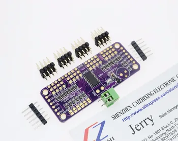 Smart Electronics PCA9685 16 Channel 12 bit PWM Servo Driver I2C Interface for Raspberry Pi DIY Servo Shield Module
Smart Electronics PCA9685 16 Channel 12 bit PWM Servo Driver I2C Interface for Raspberry Pi DIY Servo Shield Module