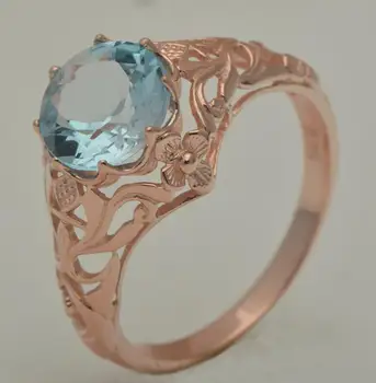 Free shipping unique custom processing rose gold jewelry fine carving decorative pattern design Aquamarine, 925 silver ring
Free shipping unique custom processing rose gold jewelry fine carving decorative pattern design Aquamarine, 925 silver ring