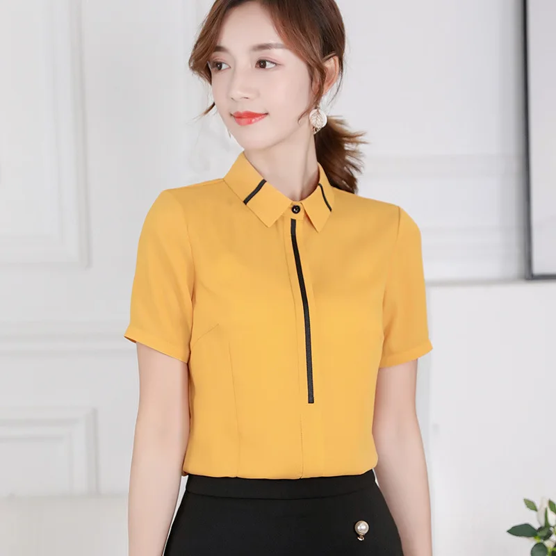 Summer Women Casual Chiffon Shirt 2019 Korean Short Sleeve White Blouse Slim Women Office Shirt Streetwear Fashion Ladies Tops
Summer Women Casual Chiffon Shirt 2019 Korean Short Sleeve White Blouse Slim Women Office Shirt Streetwear Fashion Ladies Tops