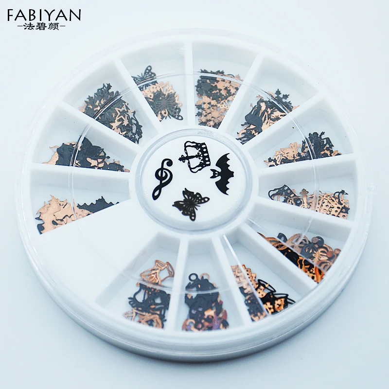Mixed Design Metal Christmas Nail Art 3D DIY Jewelry Decoration Slice Black Stickers Foil Wheel Tips Tools Decals Manicure Craft
Mixed Design Metal Christmas Nail Art 3D DIY Jewelry Decoration Slice Black Stickers Foil Wheel Tips Tools Decals Manicure Craft