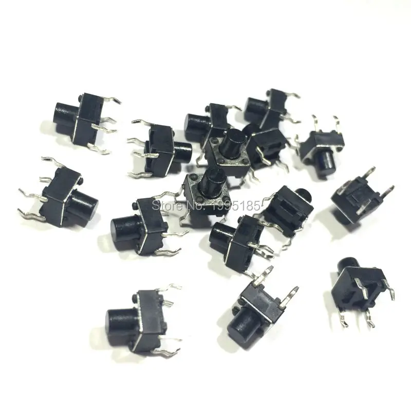 100pcs 6X6X7MM 6*6*7 mm Tactile Push Button Switch 4 pins Micro Switch 4-Pin DIP Momentary touch switch
100pcs 6X6X7MM 6*6*7 mm Tactile Push Button Switch 4 pins Micro Switch 4-Pin DIP Momentary touch switch