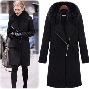 DAJANE Real Rabbit fur collars winter coat wool gossip girl clothcoat female cultivate morality tweed coat outwear
DAJANE Real Rabbit fur collars winter coat wool gossip girl clothcoat female cultivate morality tweed coat outwear