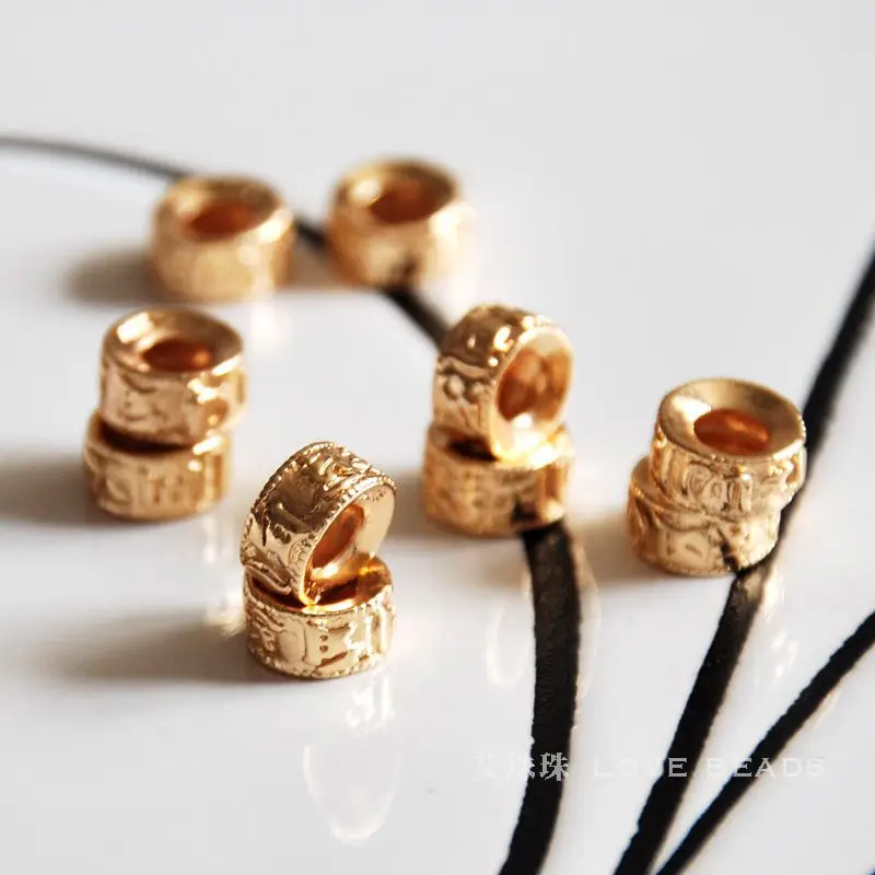 5 pcs/lot gold plated disc rondelle loose beads spacer diy bracelet necklace earring making jewelry
5 pcs/lot gold plated disc rondelle loose beads spacer diy bracelet necklace earring making jewelry
