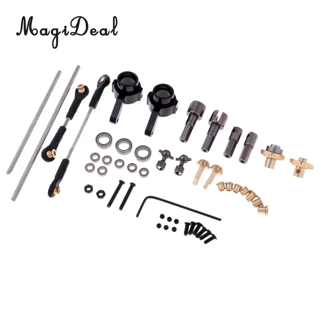 Upgrade OP Fittings Full Metal Accessories For WPL B14 B24 C14 C24 WPL Accesorios RC Car Parts 4WD/ 6WD Set