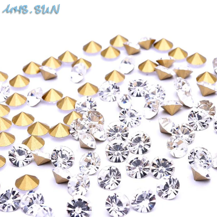 MHS.SUN SS26 288pcs/lot point back rhinestones glass stone for jewelry making loose crystal rhinestone diy clothing decor
MHS.SUN SS26 288pcs/lot point back rhinestones glass stone for jewelry making loose crystal rhinestone diy clothing decor