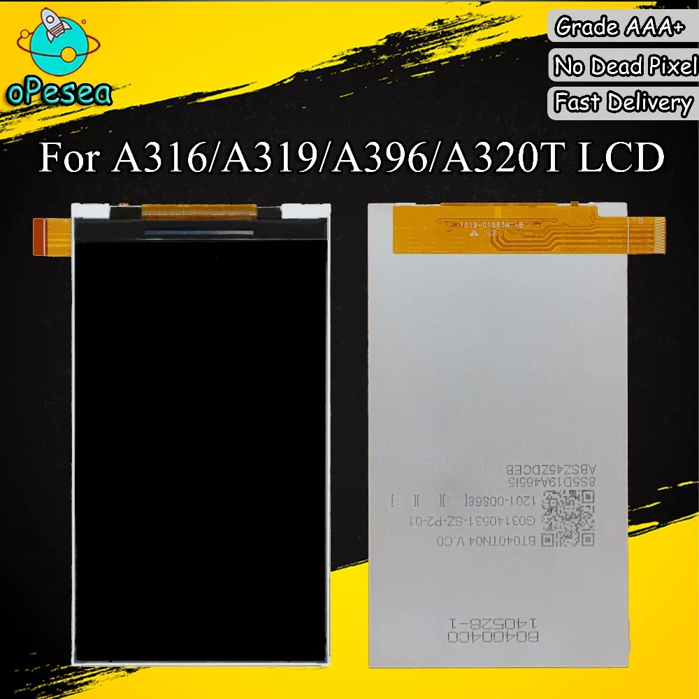 oPesea 4.0'' For Lenovo A316 A319 A396 A320T LCD Display Panel Screen Monitor Module Repair Parts
oPesea 4.0'' For Lenovo A316 A319 A396 A320T LCD Display Panel Screen Monitor Module Repair Parts