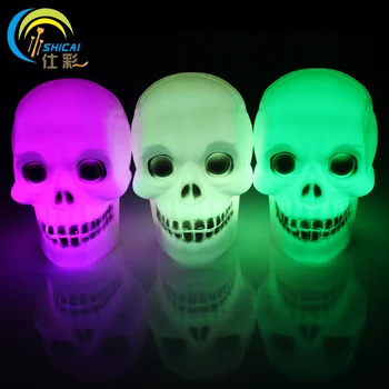 Free shipping Skull colorful changing lights flash Halloween dance party activities props Halloween scene layout luminous toy
Free shipping Skull colorful changing lights flash Halloween dance party activities props Halloween scene layout luminous toy