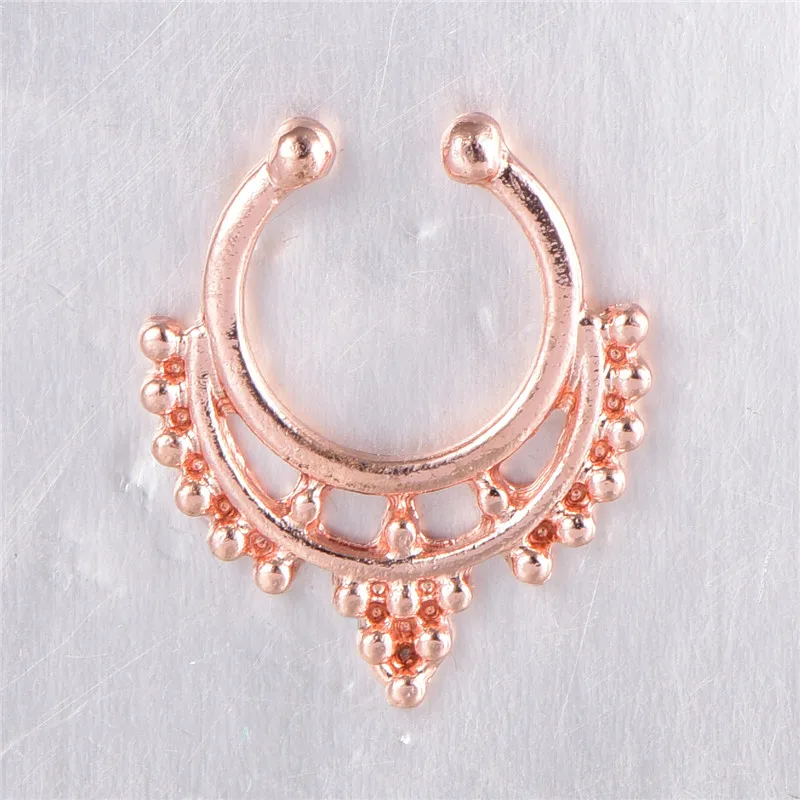 Rose gold 2016 new clicker fake nose ring fake septum Piercing clip non Hoop faux Body Jewelry black For Women + cheap
Rose gold 2016 new clicker fake nose ring fake septum Piercing clip non Hoop faux Body Jewelry black For Women + cheap