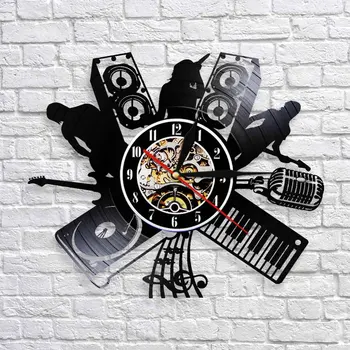 Music Band Rock n Roll Singer Personality Wall Art Decor Make Of Vinyl Record Wall Clock Unique Gift Idea For Music Lover
Music Band Rock n Roll Singer Personality Wall Art Decor Make Of Vinyl Record Wall Clock Unique Gift Idea For Music Lover