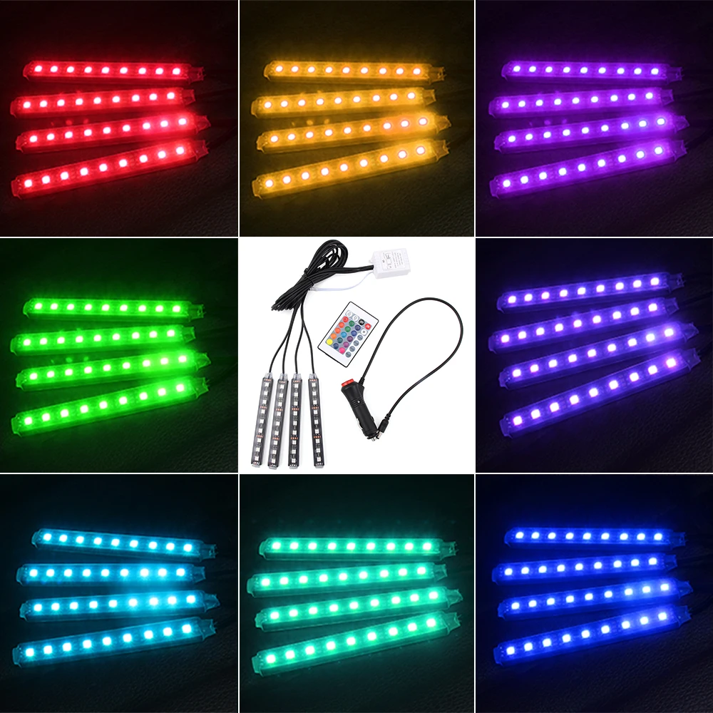 4pcs Car RGB LED Strip Light LED Strip Lights for Kia Rio K2 K3 5 Sportage Ceed Sorento Cerato Soul Buick Hyundai Tucson I30 I20
4pcs Car RGB LED Strip Light LED Strip Lights for Kia Rio K2 K3 5 Sportage Ceed Sorento Cerato Soul Buick Hyundai Tucson I30 I20