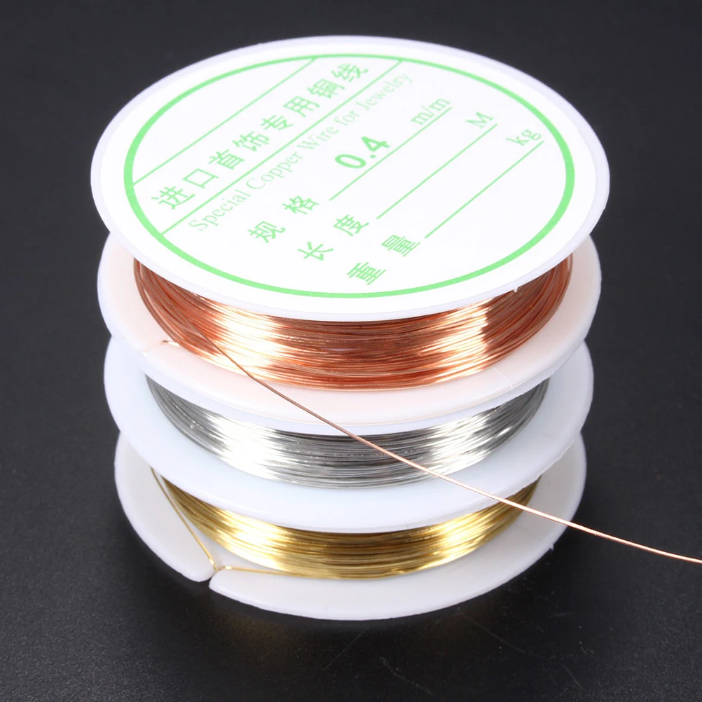 beading Craft Wire Red Gold Silver color 0.3-0.8mm metal thread string bead rope fit Jewelry Marking DIY Essential Jewelry Cord
beading Craft Wire Red Gold Silver color 0.3-0.8mm metal thread string bead rope fit Jewelry Marking DIY Essential Jewelry Cord