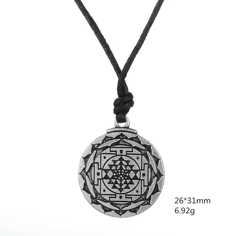 My shape Sri Yantra for Growth and Healing Amulet Wealth Goddess Talisman Pendant Tantric Yoga Hindi Men Leather Cord Necklace
My shape Sri Yantra for Growth and Healing Amulet Wealth Goddess Talisman Pendant Tantric Yoga Hindi Men Leather Cord Necklace