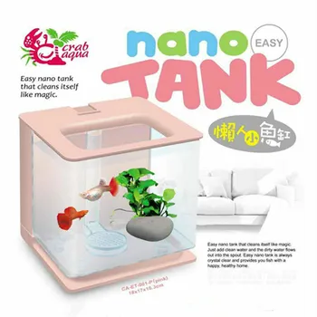 Desktop Betta Fish Mini Fish Tank Plastic Creative Ecological Tank Exchange of Goldfish Tank Small Aquarium Accessories
Desktop Betta Fish Mini Fish Tank Plastic Creative Ecological Tank Exchange of Goldfish Tank Small Aquarium Accessories