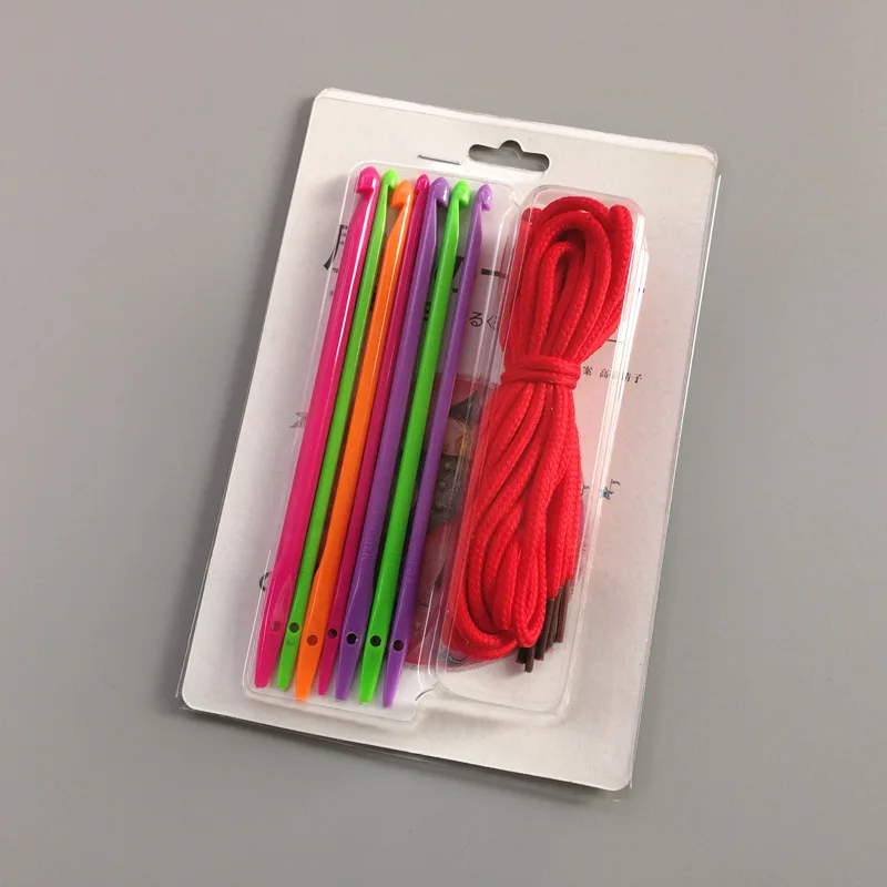 1 Set 7 Sizes Magic Multicolor Plastic Crochet Hooks Knitting Needles Yarn Weave Tool
1 Set 7 Sizes Magic Multicolor Plastic Crochet Hooks Knitting Needles Yarn Weave Tool