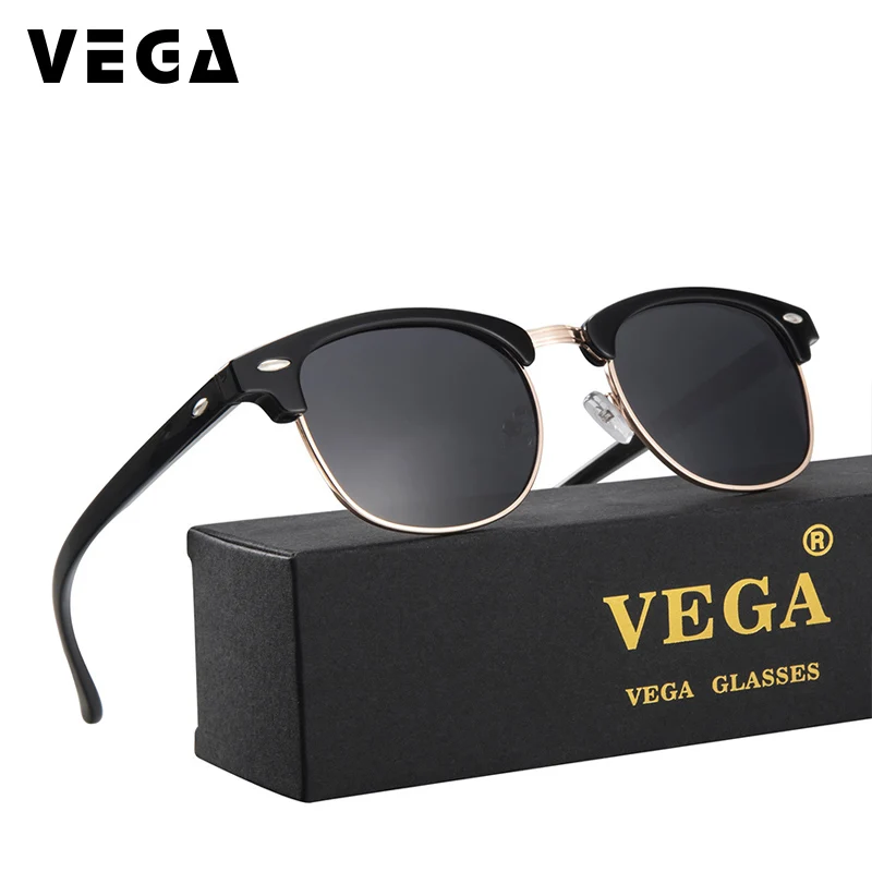 VEGA Classic Brand Designer Polarized Sunglasses Women Men Retro Super Future Glasses Polarization Semi-rimless Glasses 3106
VEGA Classic Brand Designer Polarized Sunglasses Women Men Retro Super Future Glasses Polarization Semi-rimless Glasses 3106