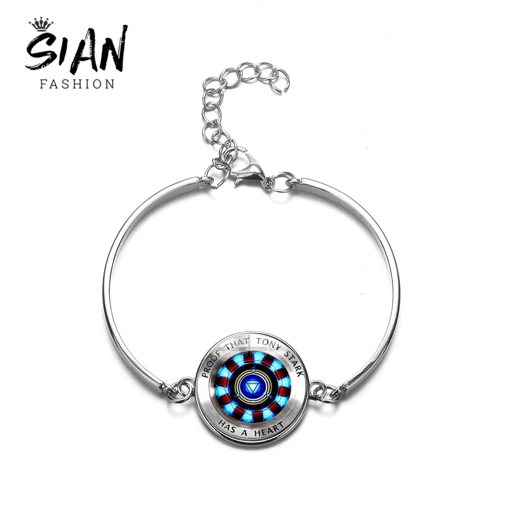 SIAN Brand Iron Man Tony Stark Bright Silver Link Chain Bracelet The Avengers 4 Endgame Quantum Realm Collection Charm Bracelet
SIAN Brand Iron Man Tony Stark Bright Silver Link Chain Bracelet The Avengers 4 Endgame Quantum Realm Collection Charm Bracelet