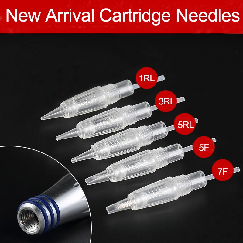 Tattoo Needle Cartridges 1RL/3RL/5RL/3F/5F/7F Micro Blading Needling for Microblading Permanent Makeup Eyebrow Tattoo Machine
Tattoo Needle Cartridges 1RL/3RL/5RL/3F/5F/7F Micro Blading Needling for Microblading Permanent Makeup Eyebrow Tattoo Machine