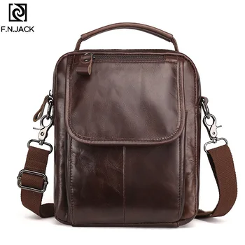 F.N.JACK New Genuine Leather Mens Briefcase Single Single Shoulder Bags Brown Handbag Small Casual Crossbody Bag for Man 
F.N.JACK New Genuine Leather Mens Briefcase Single Single Shoulder Bags Brown Handbag Small Casual Crossbody Bag for Man