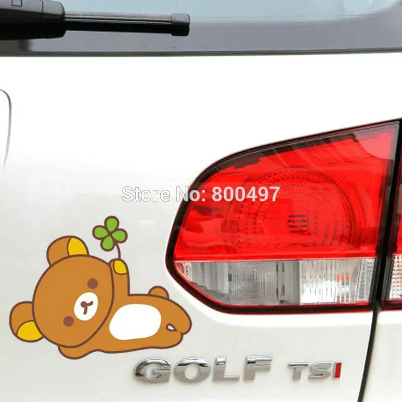 Newest Lovely Car Cover Cartoon Bear Rilakkuma Four-leaf Clover Car Decal for Toyota Chevrolet Volkswagen Honda Tesla Tesla Lada
Newest Lovely Car Cover Cartoon Bear Rilakkuma Four-leaf Clover Car Decal for Toyota Chevrolet Volkswagen Honda Tesla Tesla Lada