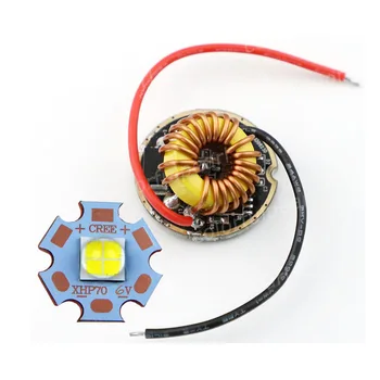 Cree XHP70 White 3000K 4500K 6500K Led 6V 16MM/20MM Copper PCB+26MM 5 modes driver
Cree XHP70 White 3000K 4500K 6500K Led 6V 16MM/20MM Copper PCB+26MM 5 modes driver