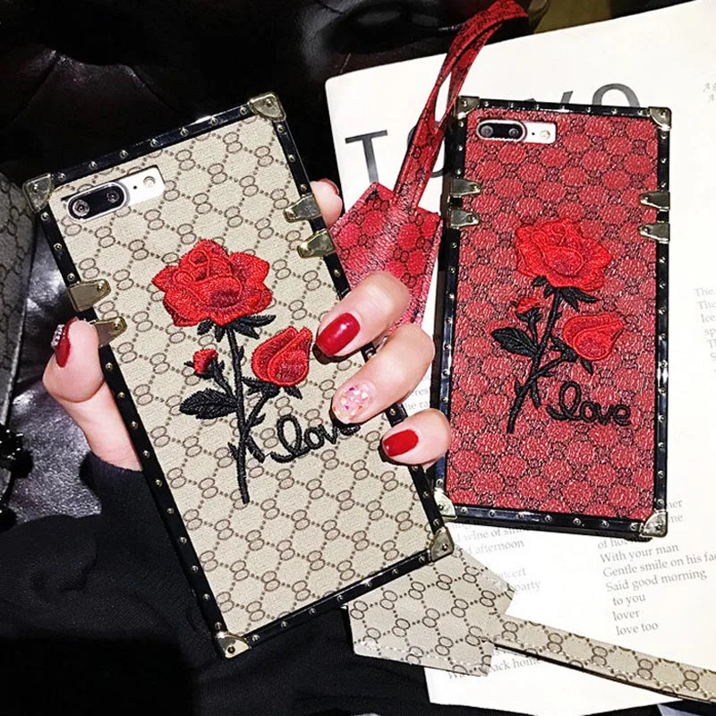 Brand Square Flower Case For iPhone 11 PRO MAX X XS Max XR 6 6S 7 8 Rose Cover for Samsung Galaxy S10 Plus S8 S9 Plus Note 10 9
Brand Square Flower Case For iPhone 11 PRO MAX X XS Max XR 6 6S 7 8 Rose Cover for Samsung Galaxy S10 Plus S8 S9 Plus Note 10 9