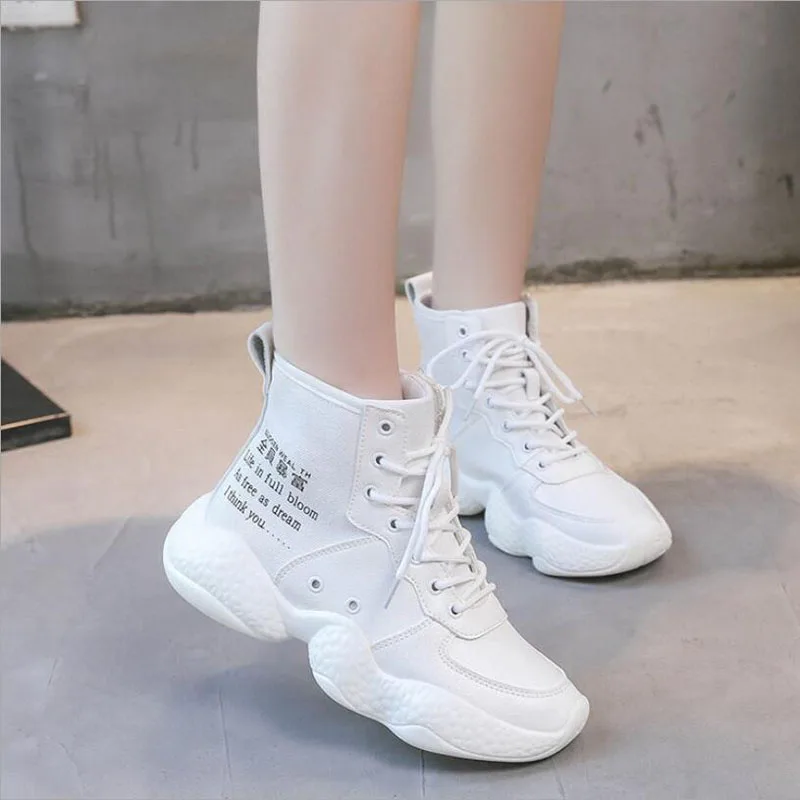 Women Sneakers New Fashion Women Casual Shoes Trends Ins Female White Flats platform Spring Summer Lace Up Size 35-40
Women Sneakers New Fashion Women Casual Shoes Trends Ins Female White Flats platform Spring Summer Lace Up Size 35-40