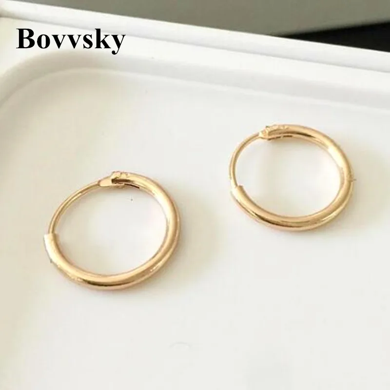 Bovvsky Small Hoop Earrings Gold Color round Hoop Earrings For Women Men Circle Earrings Creole Argollas Pendientes
Bovvsky Small Hoop Earrings Gold Color round Hoop Earrings For Women Men Circle Earrings Creole Argollas Pendientes