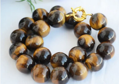Jewelr 005631 RARE HUGE 18MM GENUINE TIGER EYE GEMS STONE ROUND BEADS NECKLACE 18
Jewelr 005631 RARE HUGE 18MM GENUINE TIGER EYE GEMS STONE ROUND BEADS NECKLACE 18