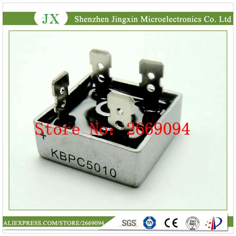 2 шт., диодный мост KBPC5010 1000 в 50 А, выпрямитель, новый и оригинальный IC, бесплатная доставка
2 шт., диодный мост KBPC5010 1000 в 50 А, выпрямитель, новый и оригинальный IC, бесплатная доставка