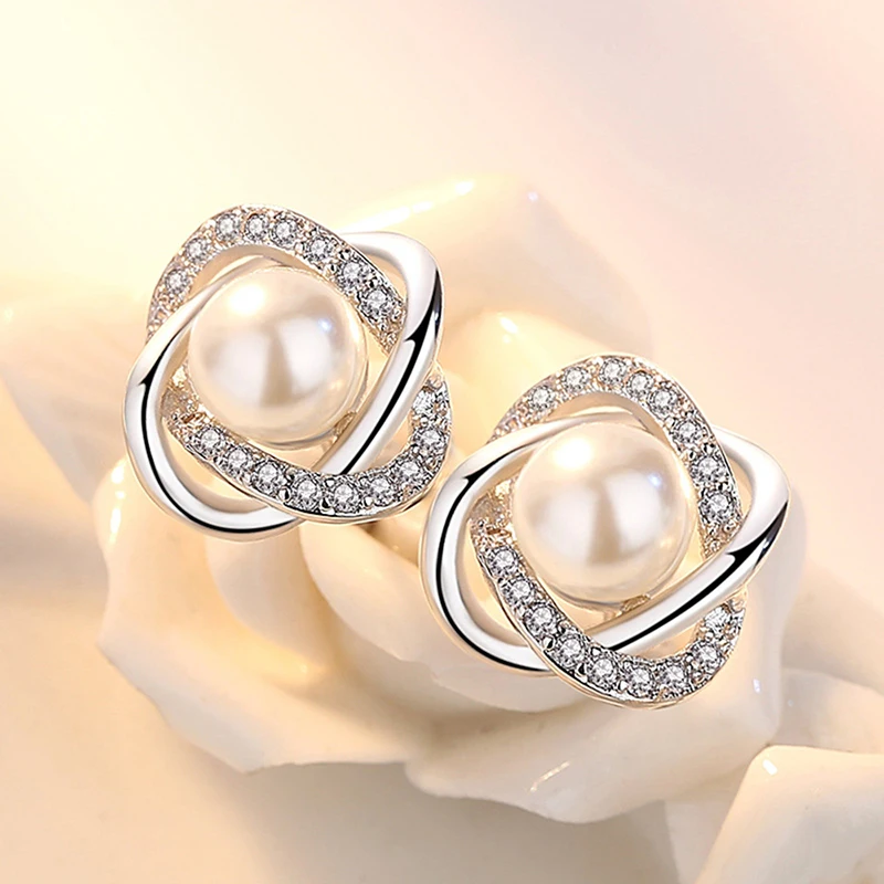 XIYANIKE Zircon Crystal Imitation Pearl Earrings For Women New Arrival Fashion Luxury Rotate 925 Silver Earrings Jewelry VES6670
XIYANIKE Zircon Crystal Imitation Pearl Earrings For Women New Arrival Fashion Luxury Rotate 925 Silver Earrings Jewelry VES6670