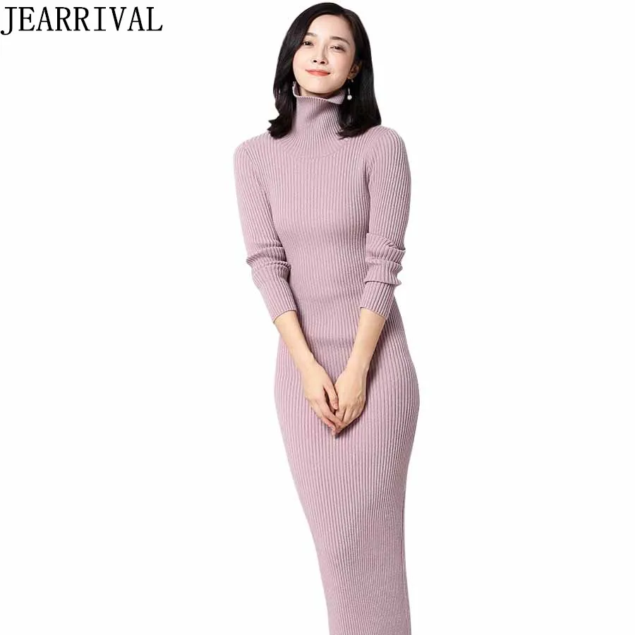 Sexy Bodycon Winter Dress 2018 New Women Full Sleeve Turtleneck Wool Warm Casual Long Knitted Sweater Dresses Vestido De Festa
Sexy Bodycon Winter Dress 2018 New Women Full Sleeve Turtleneck Wool Warm Casual Long Knitted Sweater Dresses Vestido De Festa