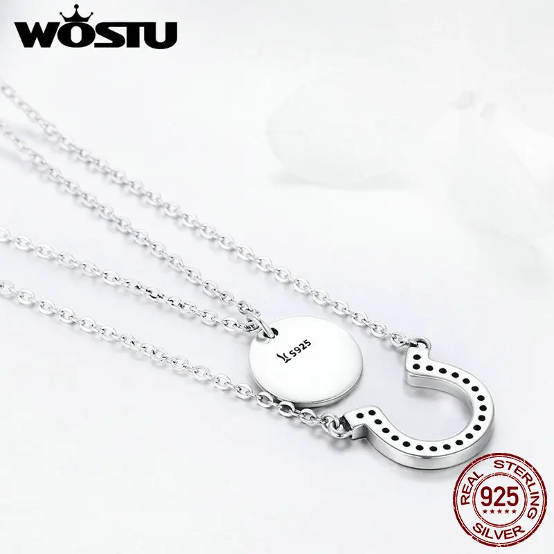 WOSTU 2019 Fashion 925 Sterling Silver Lucky To Have You Pendant Clear CZ Necklace For Women 925 Jewelry Fashion Gift BKN235
WOSTU 2019 Fashion 925 Sterling Silver Lucky To Have You Pendant Clear CZ Necklace For Women 925 Jewelry Fashion Gift BKN235
