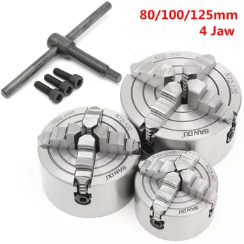K72 80/100/125mm 4 Jaws Lathe Chuck Independent Hardened Reversible Turning Machine Tools Accessories K72-80 K72-100 K72-125
K72 80/100/125mm 4 Jaws Lathe Chuck Independent Hardened Reversible Turning Machine Tools Accessories K72-80 K72-100 K72-125