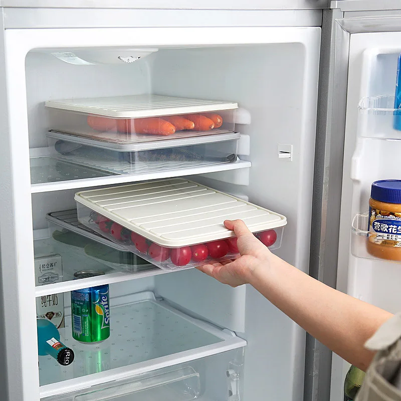 Plastic Food Storage Box Sealed Crisper Can Preservation Box Kitchen Fruit Tableware Drain Drying Box Refrigerator Organizer
Plastic Food Storage Box Sealed Crisper Can Preservation Box Kitchen Fruit Tableware Drain Drying Box Refrigerator Organizer