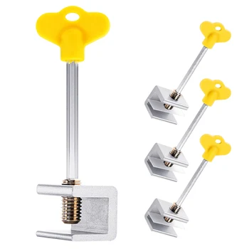 4 Pcs Home Security Sliding Window Lock Adjustable Child Window Safety Latch Security Lcoks With Keys
4 Pcs Home Security Sliding Window Lock Adjustable Child Window Safety Latch Security Lcoks With Keys
