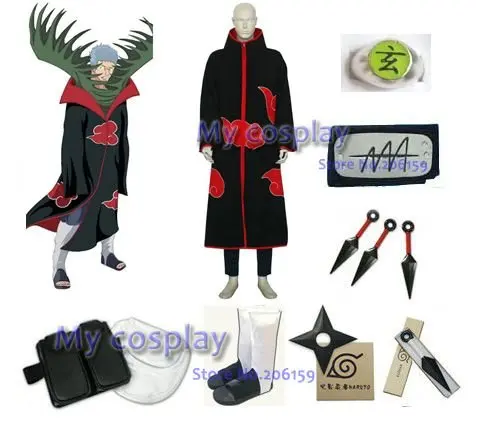 Apparel Naruto Akatsuki Zetsu Cosplay Costume With All Accessories Set For Halloween Party Free Shipping
Apparel Naruto Akatsuki Zetsu Cosplay Costume With All Accessories Set For Halloween Party Free Shipping