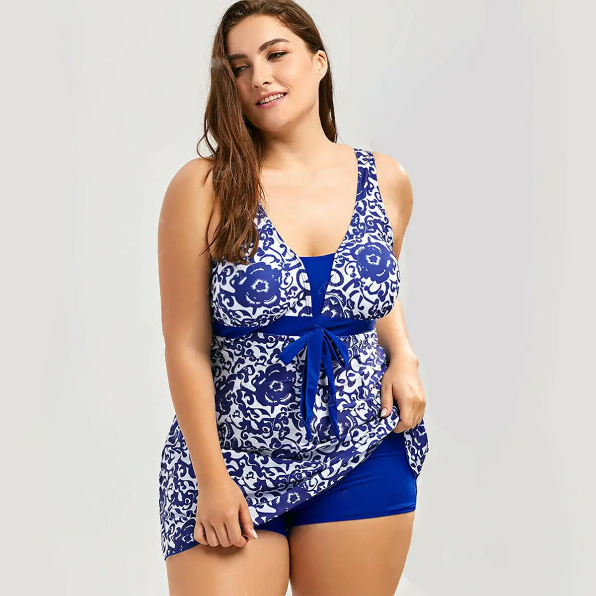 Hot Women Push-up One-piece Swim Dress Swimsuit Bikini Floral Polka Dot Swimwear Plus Size Tankini Bathing Suit Plus Size XL-5XL
Hot Women Push-up One-piece Swim Dress Swimsuit Bikini Floral Polka Dot Swimwear Plus Size Tankini Bathing Suit Plus Size XL-5XL