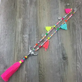 New Arrived Bohemian style Nepal Ethnic Wood Feather Tassel Pendant Long Necklace Lady for Dress
New Arrived Bohemian style Nepal Ethnic Wood Feather Tassel Pendant Long Necklace Lady for Dress