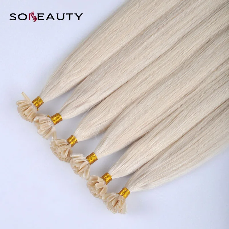 Sobeauty U Tip Hair Extensions Color #60 Light Blonde 0.8 Per Strand 40g 100% Remy Hair Extensions Pre Bonded Hair Extensions
Sobeauty U Tip Hair Extensions Color #60 Light Blonde 0.8 Per Strand 40g 100% Remy Hair Extensions Pre Bonded Hair Extensions